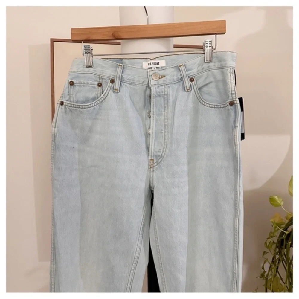 NWT Re/Done 90's High‎ Rise Loose Bleach Destroy 188-3WHRL Distressed size 29